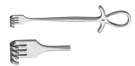 МЕРФІ РЕТРАКТОР ТУП. T 4 ЗУБ. S 195MM